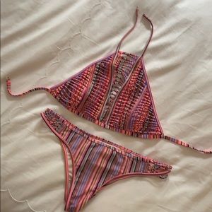 Victoria Secret striped color bikini